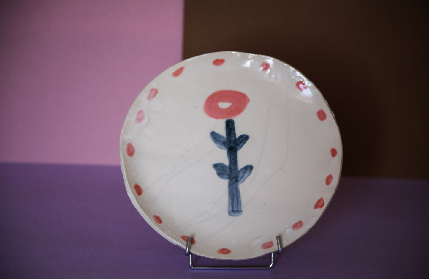ASSIETTE fleur