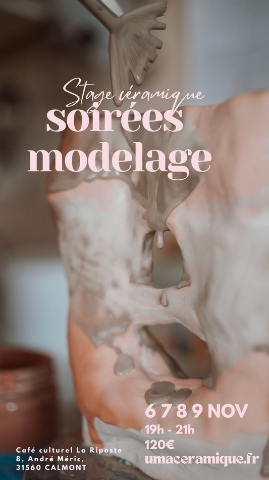 Stage soirée modelage